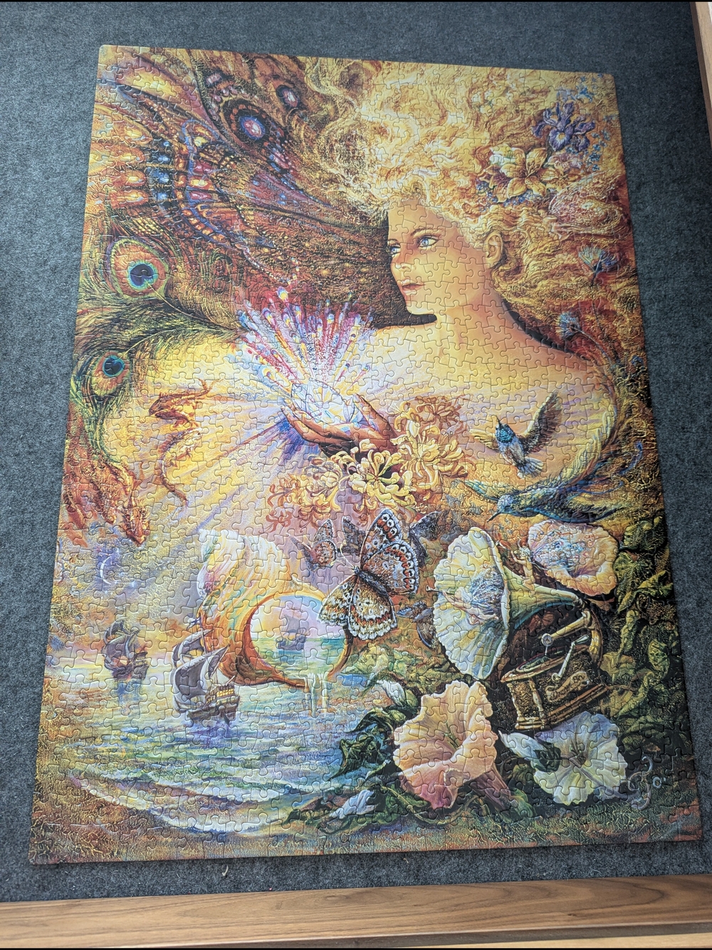 Josephine Wall 1000 Piece Jigsaw Puzzle Crystal of Enchantment Limited Tin